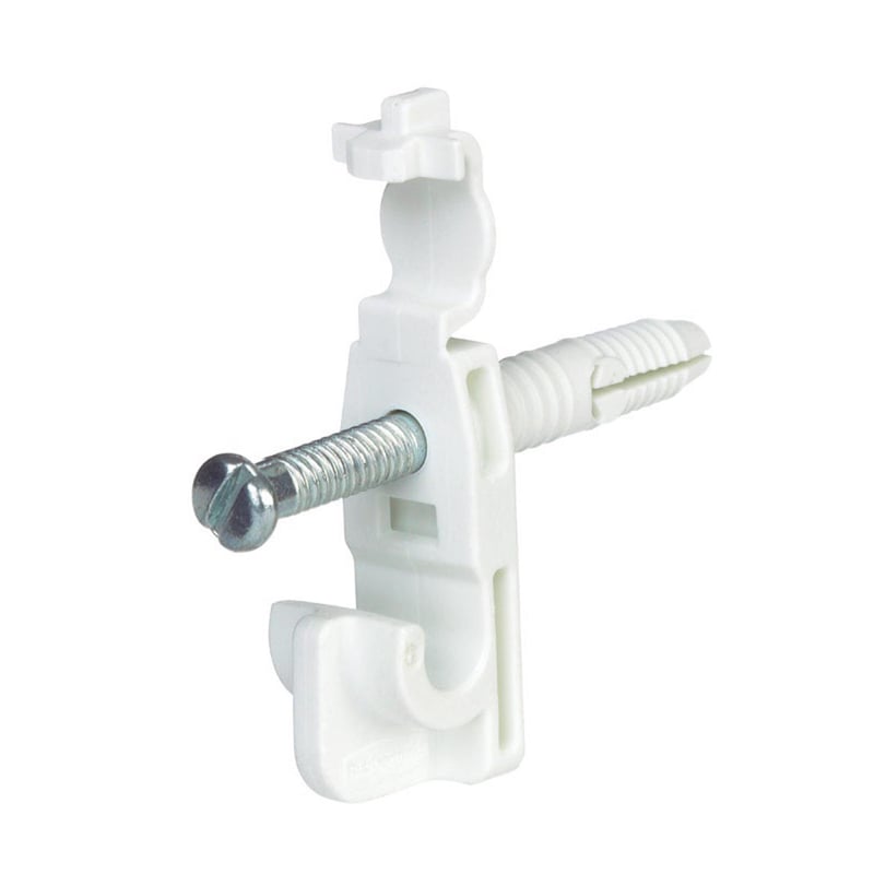 Rubbermaid 8.6 in. H X 7 in. W X .5 in. L Plastic Clip
