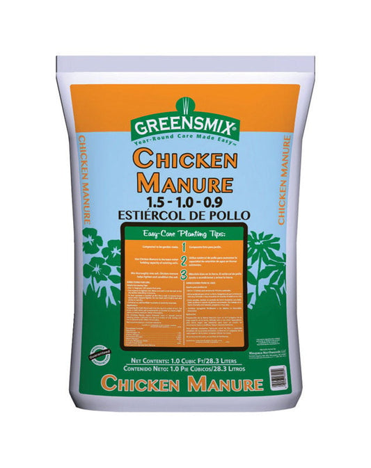 Greensmix Chicken Manure 1 cu ft 36 lb