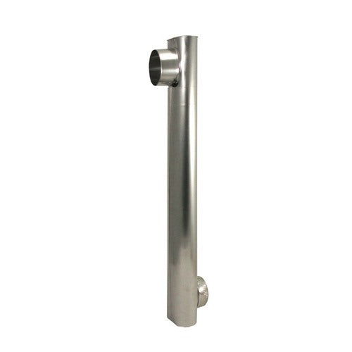 Deflect-O 7.25 in. L X 4.875 in. D Silver Aluminum Skinny Duct