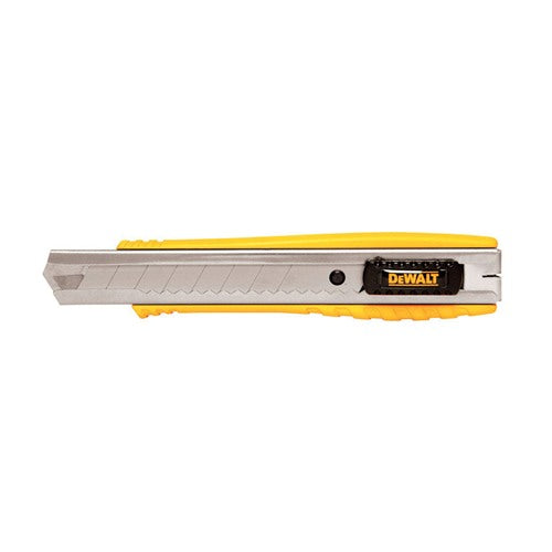 DeWalt 6-1/4 in. Sliding Snap-Off Utility Knife Black/Yellow 1 pk