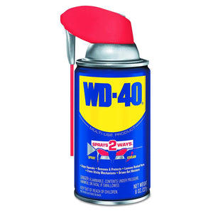 WD-40 Smart Straw General Purpose Lubricant Spray 8 oz 490026, Pack of 12