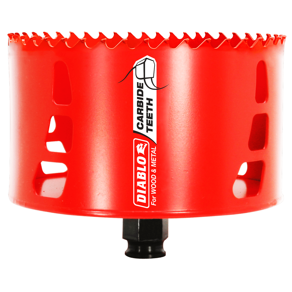 Diablo Snap-Lock Plus 4-1/2 in. Carbide Tipped 2-3/8 in. L Hole Saw