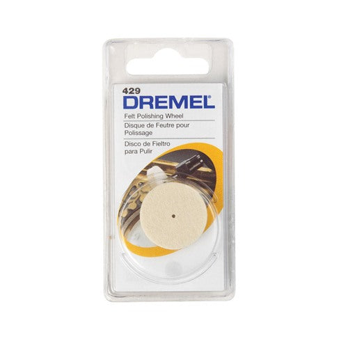 Dremel 1 in. X 1 in. L Felt Cloth Polishing Wheel 1 pk