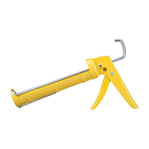Dripless Professional Metal Ratchet Rod Cradle Caulking Gun