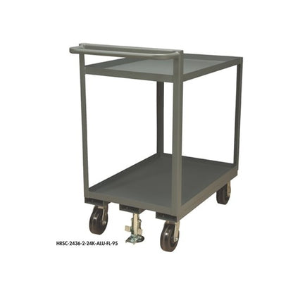 Durham 2-Shelf Stock Trucks with Floor Lock