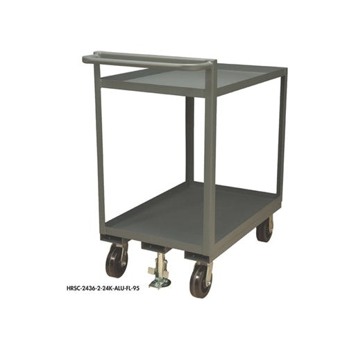 Durham 2-Shelf Stock Trucks with Floor Lock