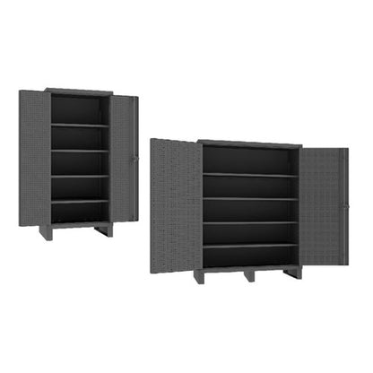 Durham Extra Heavy Duty Cabinet with Pegboard Doors & Shelves