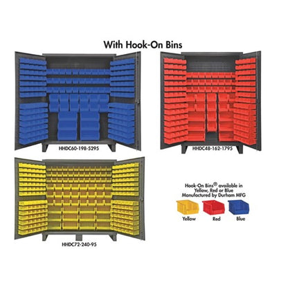 Durham Heavy Duty Storage Cabinets with Hook-On Bins