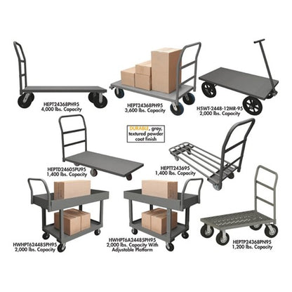 Durham Low Deck Steel Platform Trucks