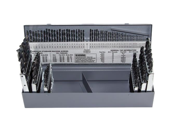 Black Oxide 118 Point, Fractional (DWDN Series), Sets - Drill America