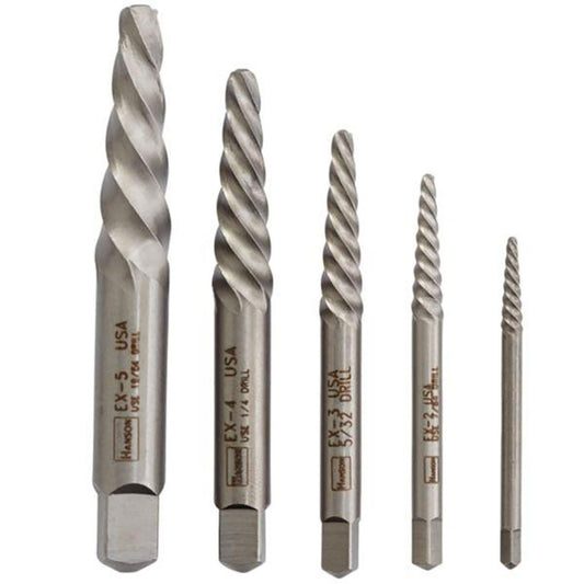 SPIRAL SCREW EXTRCTR 5PC