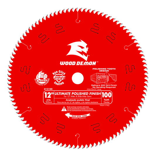 Diablo 12 in. D X 1 in. TiCo Hi-Density Carbide Circular Saw Blade 100 teeth 1 pk