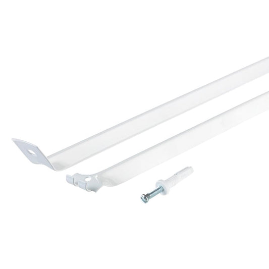 Rubbermaid 0.66 in. W X 17.3 in. L Steel Support Brace/ Wall Anchor W/Drive Pin
