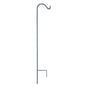 Living Accents Black Steel 48 in. H Single Crook Plant Hook 1 pk