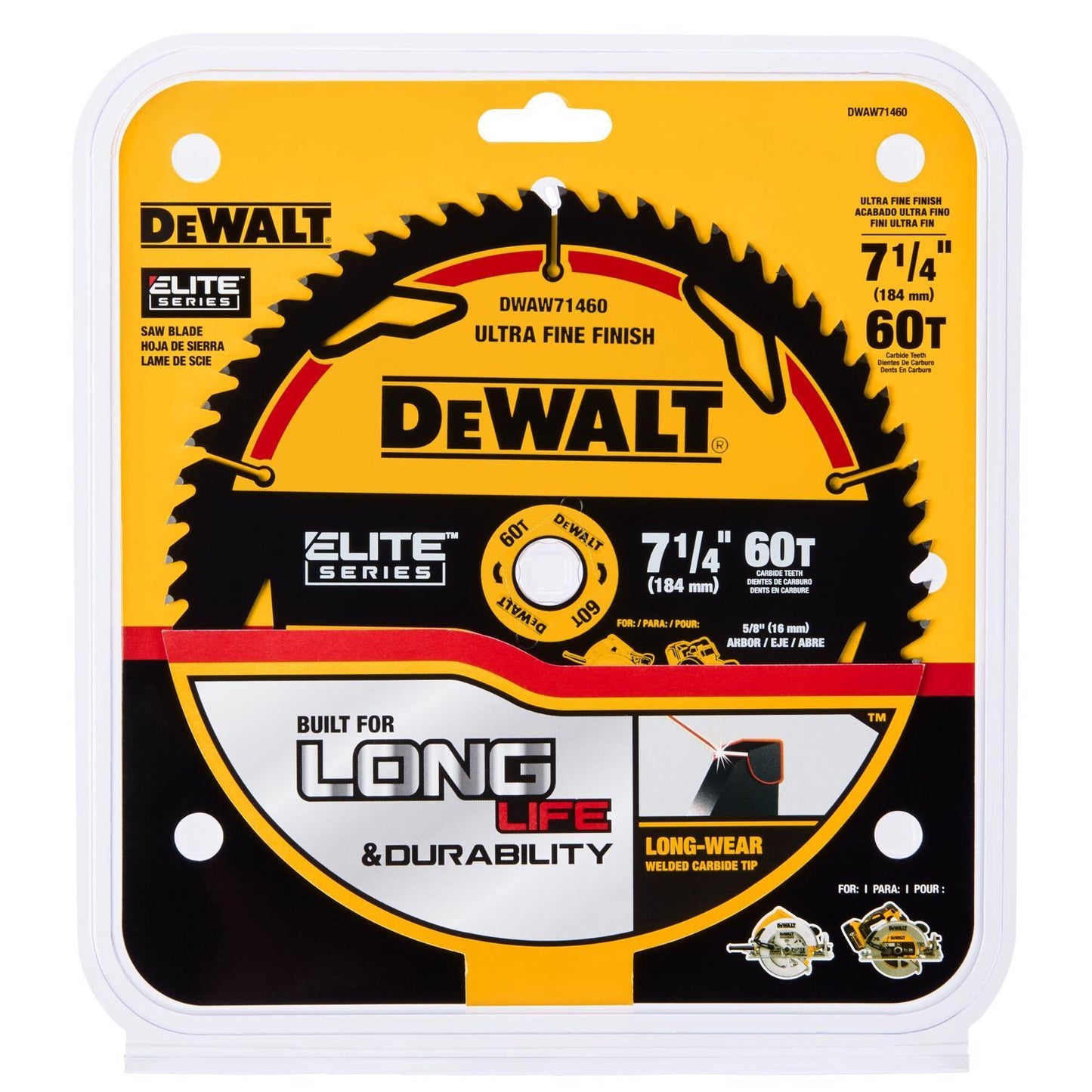 Dw Elite Bld 7-1/4"X40T