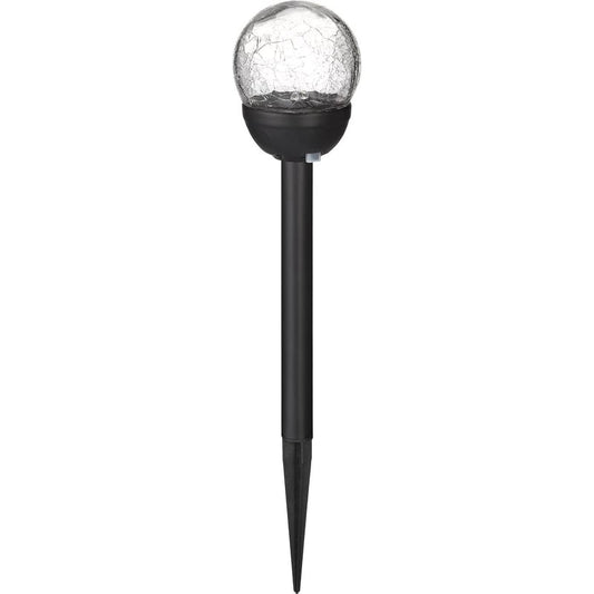 Living Accents Black Solar Powered 0.06 W LED Pathway Light 1 pk