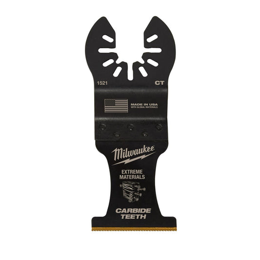 Milwaukee Universal Fit Open-Lok Carbide Multi-Material Oscillating Blade 1-3/8 in Mfr 49-25-1521