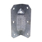 Simpson Strong-Tie 1.3 in. W X 3.3 in. L Galvanized Steel Gusset Angle