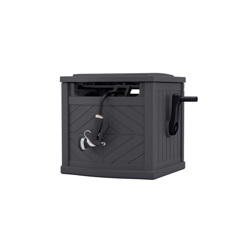 Suncast 150 ft. Gray Hideaway Hose Reel