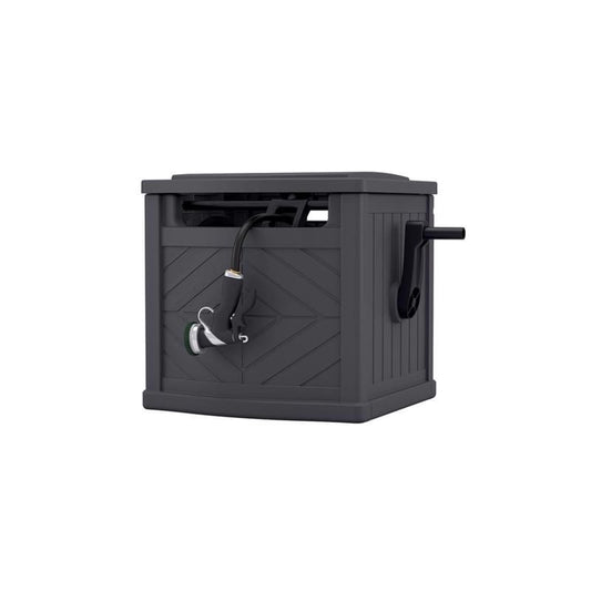 Suncast 150 ft. Gray Hideaway Hose Reel