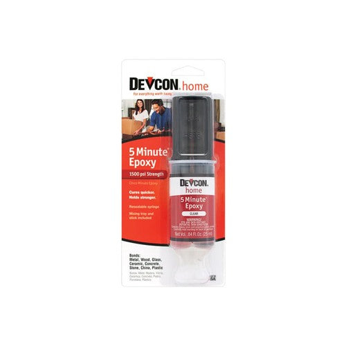 Devcon 5 Minute High Strength Clear Epoxy 0.84 oz