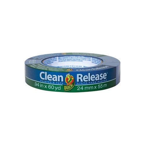 Duck Clean Release .94 in. W X 60 yd L Blue Medium Strength Painter's Tape