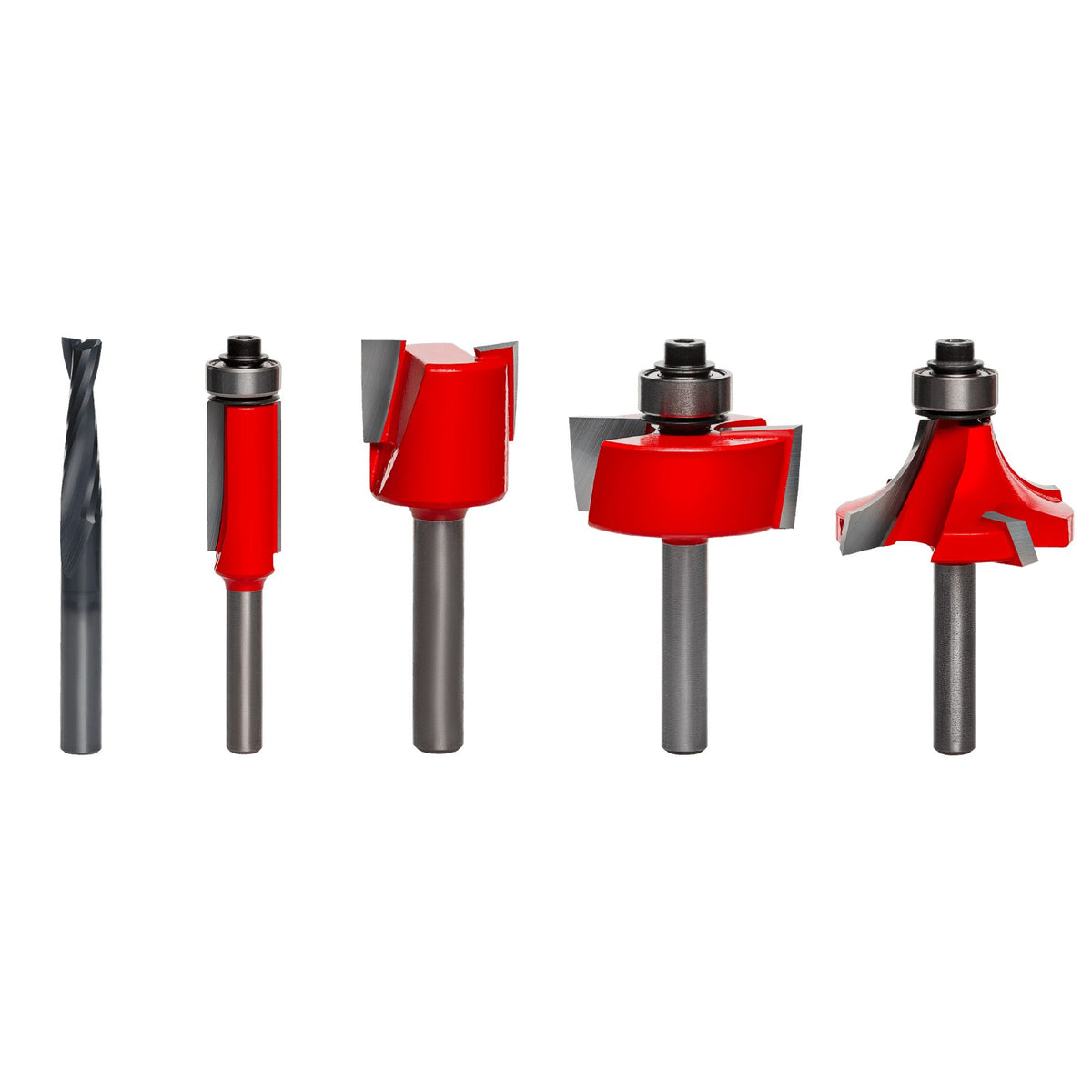 Diablo DR89100 General Purpose Router Bit Set, 5 pc