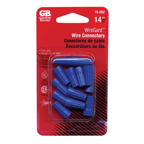 Gardner Bender WingGard 22-16 Ga. Copper Wire Wire Connector Blue 14 pk