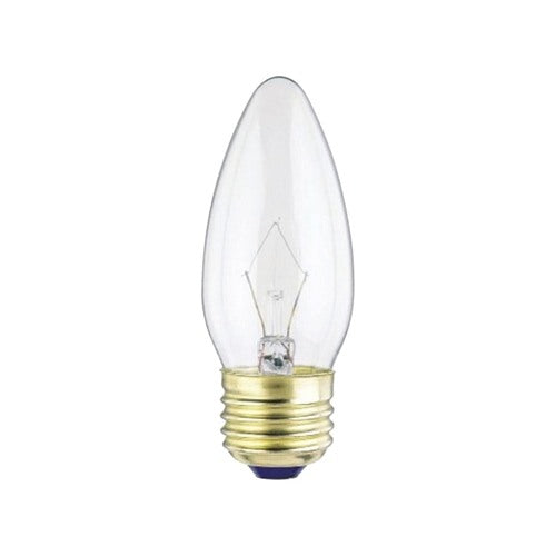 Westinghouse 25 W B11 Decorative Incandescent Bulb E26 (Medium) Warm White 2 pk