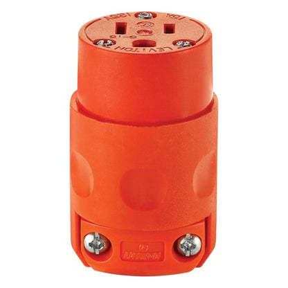 Leviton Commercial and Residential PVC Grounding Connector 5-15R 2 Pole 3 Wire