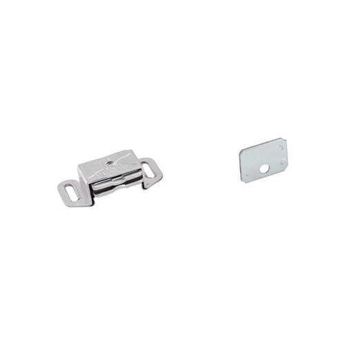 Amerock 1/2 in. H X 1 in. W X 2-3/16 in. D Aluminum Single Magnetic Catch