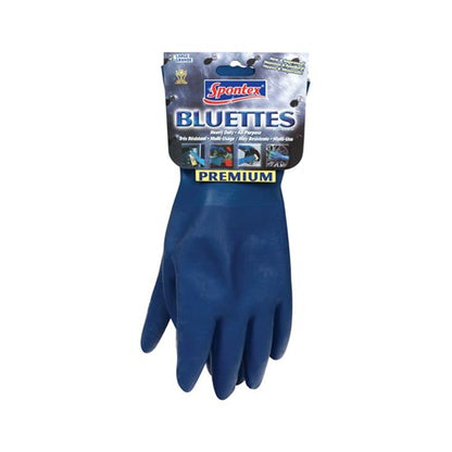 Spontex Bluettes Neoprene Cleaning Gloves L Blue 1 pk