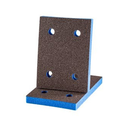 EKASILK Plus 10mm Sanding Sponge 3"x 4" 4 Holes Hook & Loop