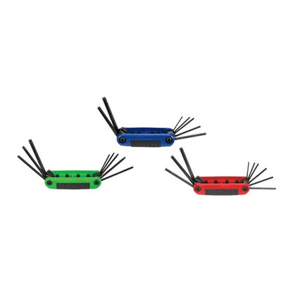 Eklind Ergo-Fold Assorted Metric and SAE Fold-Up Hex Key Sets 24 pc