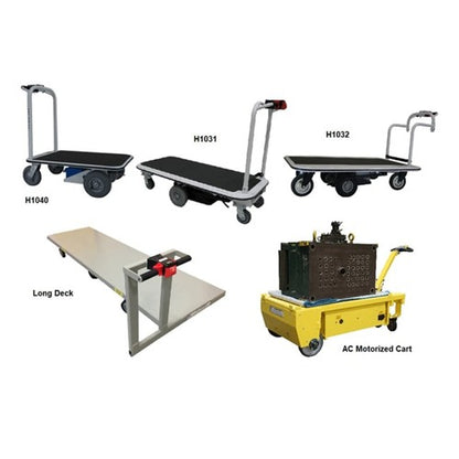 Electro Kinetic Technologies Pony Express Motorized Platform Carts For Material Handling