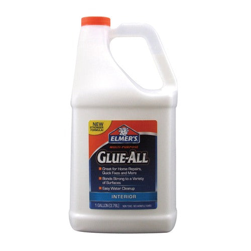 Elmer's Glue-All High Strength Polyvinyl acetate homopolymer Clear All Purpose Adhesive 1 gal