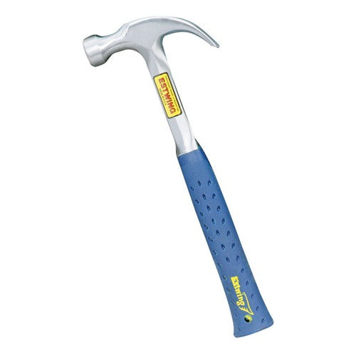 Estwing 16 oz Smooth Face Curved Claw Hammer Steel Handle