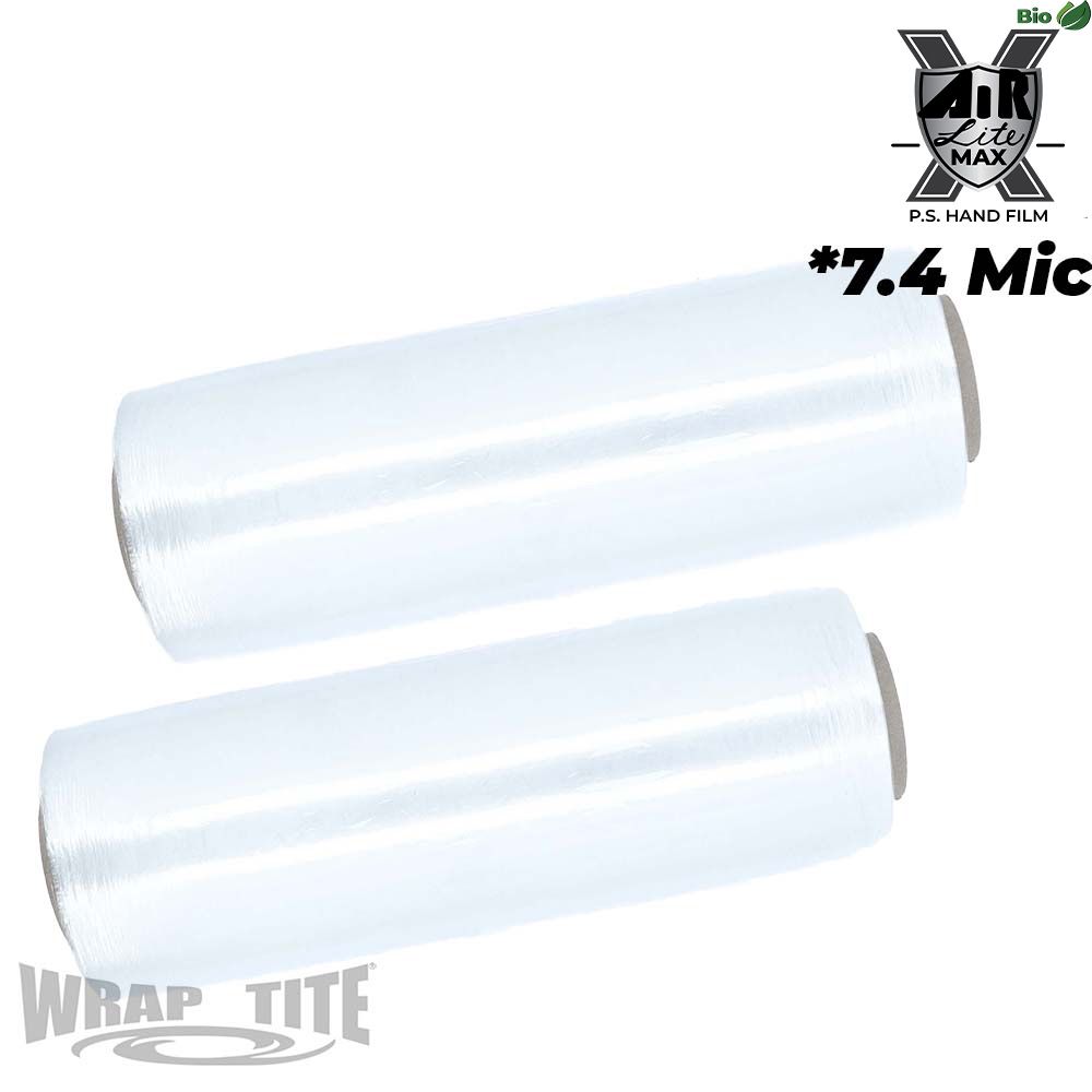 15" Oscillated x 1,968 Pre-Stretch, 224 rls/plt; 7.4 mic with folded edges