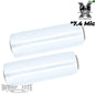 15" Oscillated x 1,968 Pre-Stretch, 224 rls/plt; 7.4 mic with folded edges