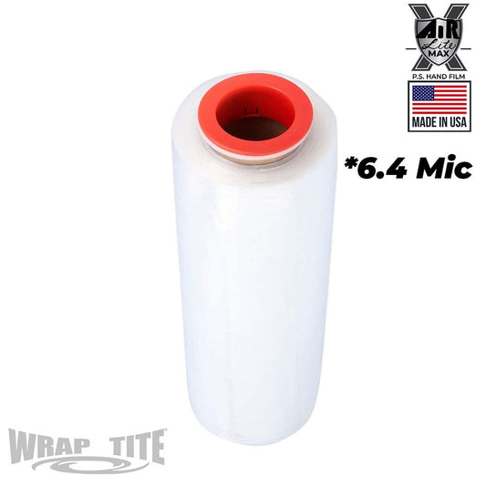 15" Oscillated x 1,968 Pre-Stretch, 224 rls/plt; 6.4 mic with folded edges