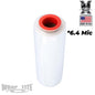 15" Oscillated x 1,968 Pre-Stretch, 224 rls/plt; 6.4 mic with folded edges