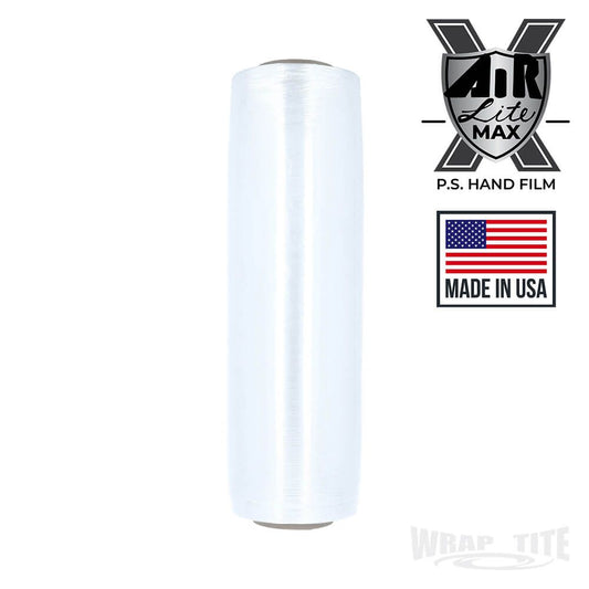 17" Oscillated x 1,476, Pre-Stretch, 4 rls/cs; 10 mic with folded edges