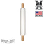 17" Oscillated x 1,000 Pre-Stretch Pipe Wrap, 4 rls/cs; 6.4 mic with folded edges