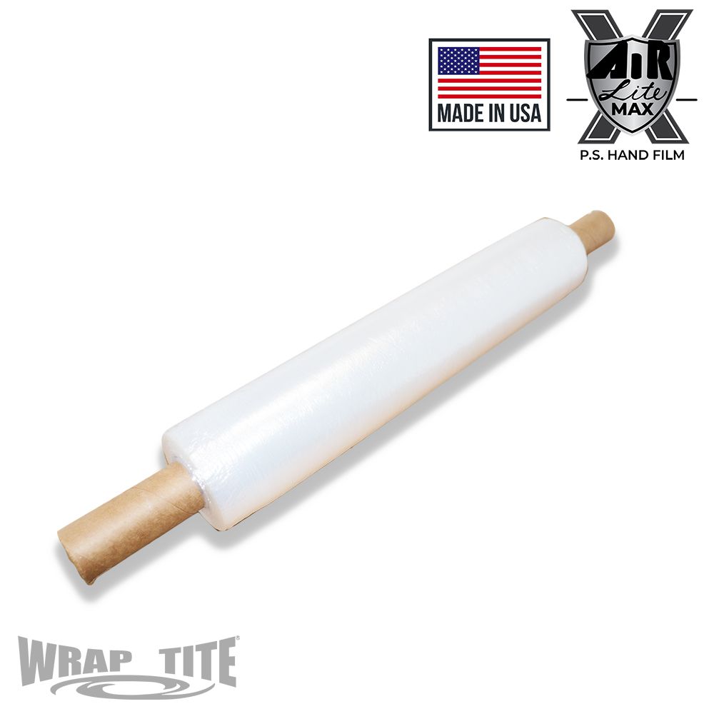17" Oscillated x 1,000 Pre-Stretch Pipe Wrap, 4 rls/cs; 7.4 mic with folded edges