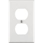 Leviton White 1 gang Thermoset Plastic Duplex Wall Plate 1 pk