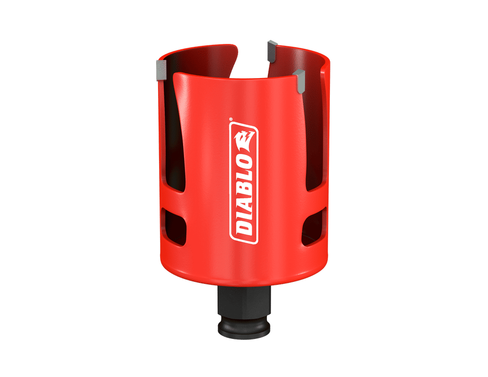 Diablo Demo Demon 2-1/4 in. Carbide Tipped Rough-In 2-3/8 in. L Hole Saw