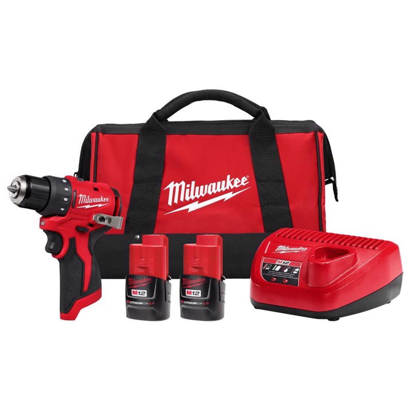 Milwaukee M12 3/8 in. Brushless Cordless Drill/Driver Kit (Battery & Charger)