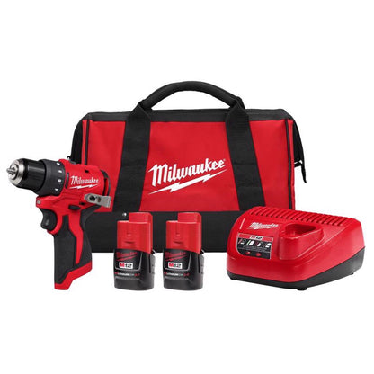 Milwaukee M12 3/8 in. Brushless Cordless Drill/Driver Kit (Battery & Charger)