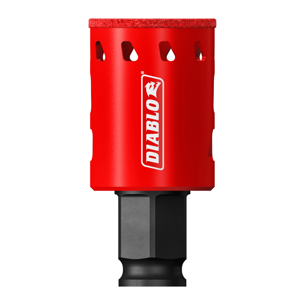 Diablo 1-1/4 in. Diamond Grit 5.52 in. L X 1/4 in. D Hole Saw