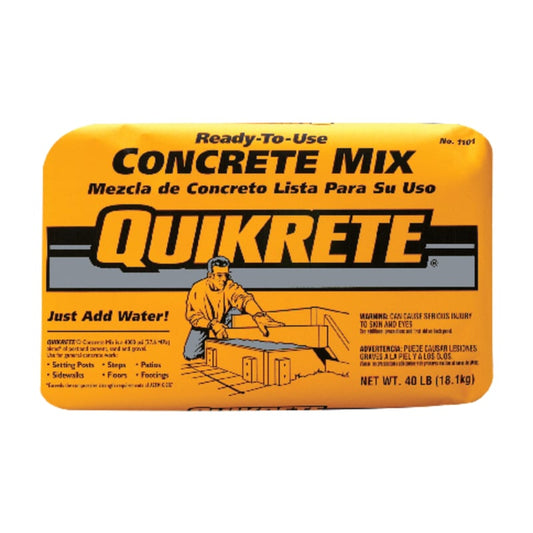 Quikrete Concrete Mix 40 lb Gray